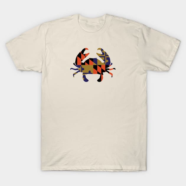 Maryland Sporty Crab T-Shirt by Mint Tees